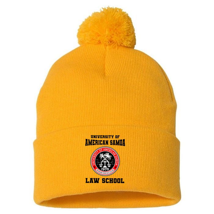 University Of American Samoa Law School Better Call Saul Pom Pom 12in Knit Beanie