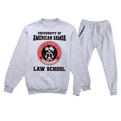 University Of American Samoa Law School Better Call Saul Premium Crewneck Sweatsuit Set