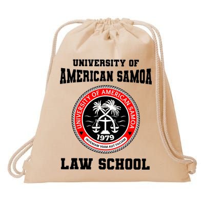University Of American Samoa Law School Better Call Saul Drawstring Bag