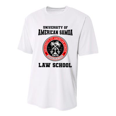 University Of American Samoa Law School Better Call Saul Youth Performance Sprint T-Shirt