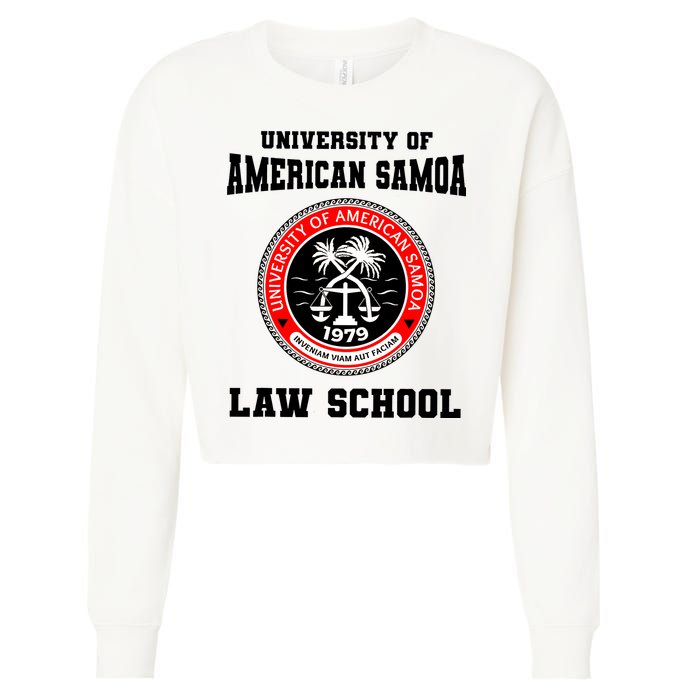 University Of American Samoa Law School Better Call Saul Cropped Pullover Crew
