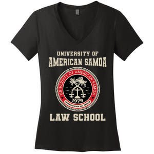 University Of American Samoa Law School Women's V-Neck T-Shirt