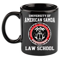University Of American Samoa Law School Apparel 11oz C Handle Ceramic Mug