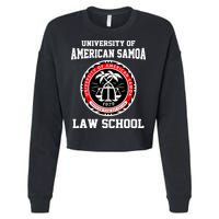 University Of American Samoa Law School Apparel Cropped Pullover Crew