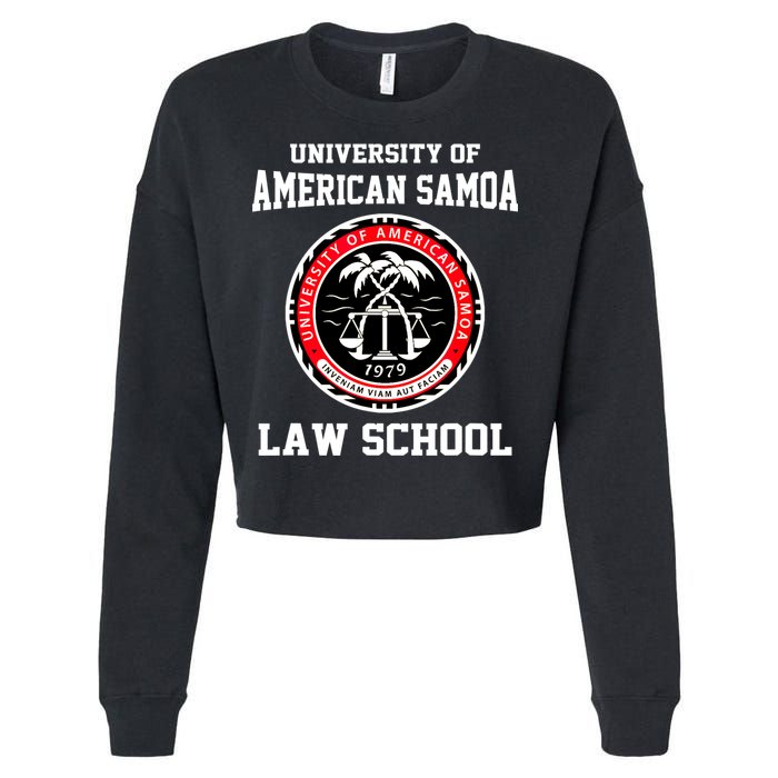 University Of American Samoa Law School Apparel Cropped Pullover Crew