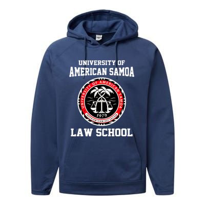 University Of American Samoa Law School Apparel Performance Fleece Hoodie