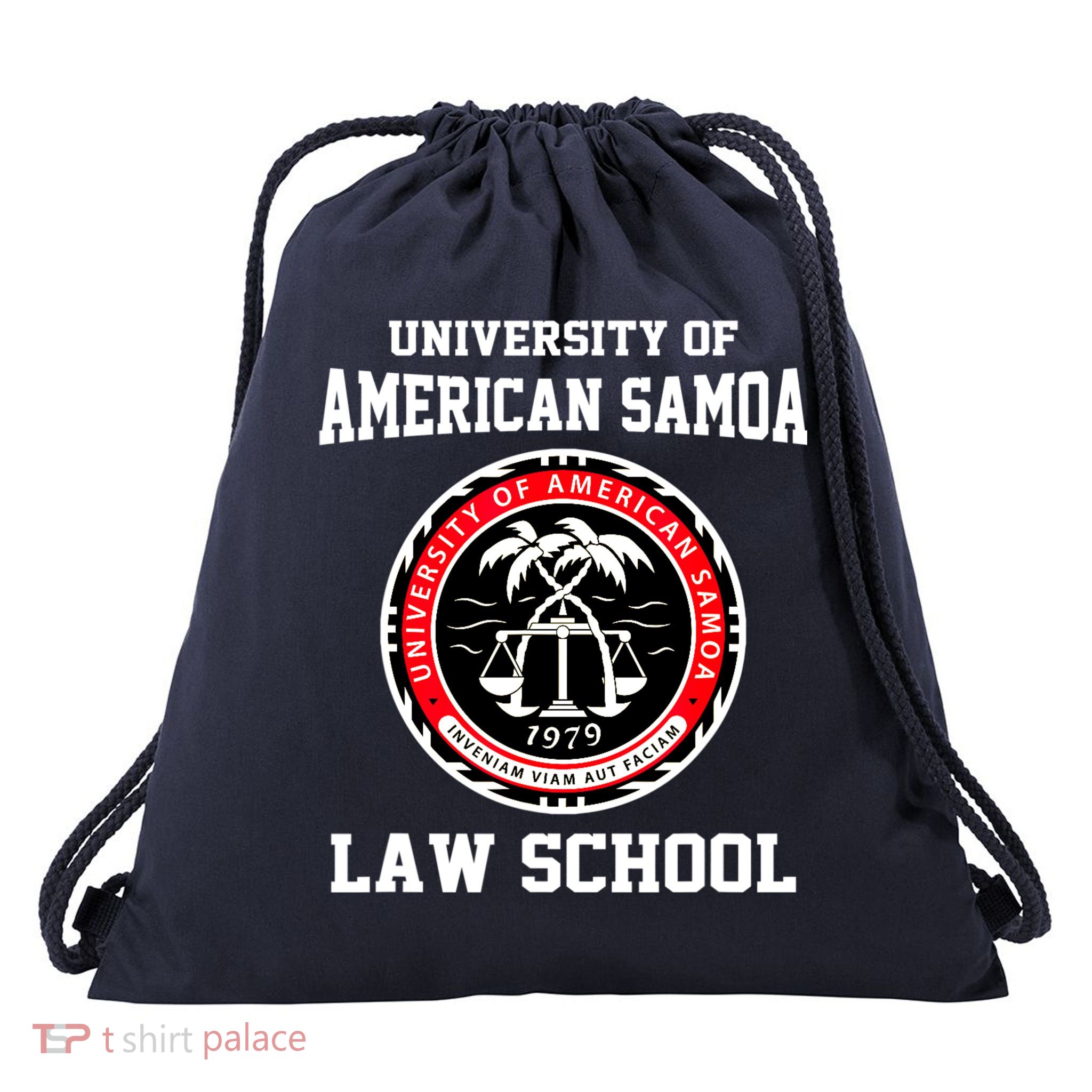 University Of American Samoa Law School Apparel Drawstring Bag