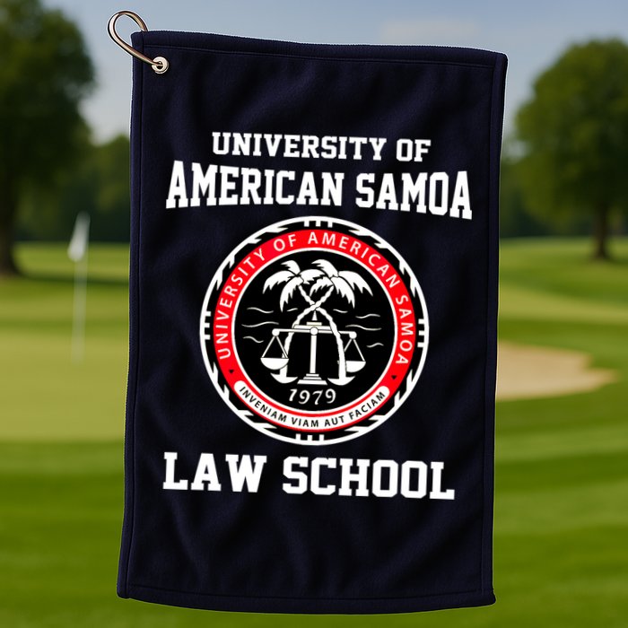 University Of American Samoa Law School Apparel Golf Towel