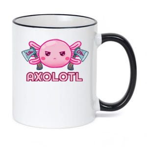 Uh Oh Axolotl 11oz Black Color Changing Mug