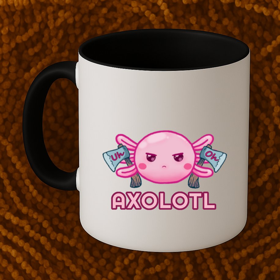 Uh Oh Axolotl Mug