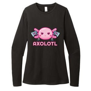 Uh Oh Axolotl Womens CVC Long Sleeve Shirt