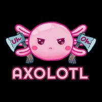 Uh Oh Axolotl Wool Snapback Cap