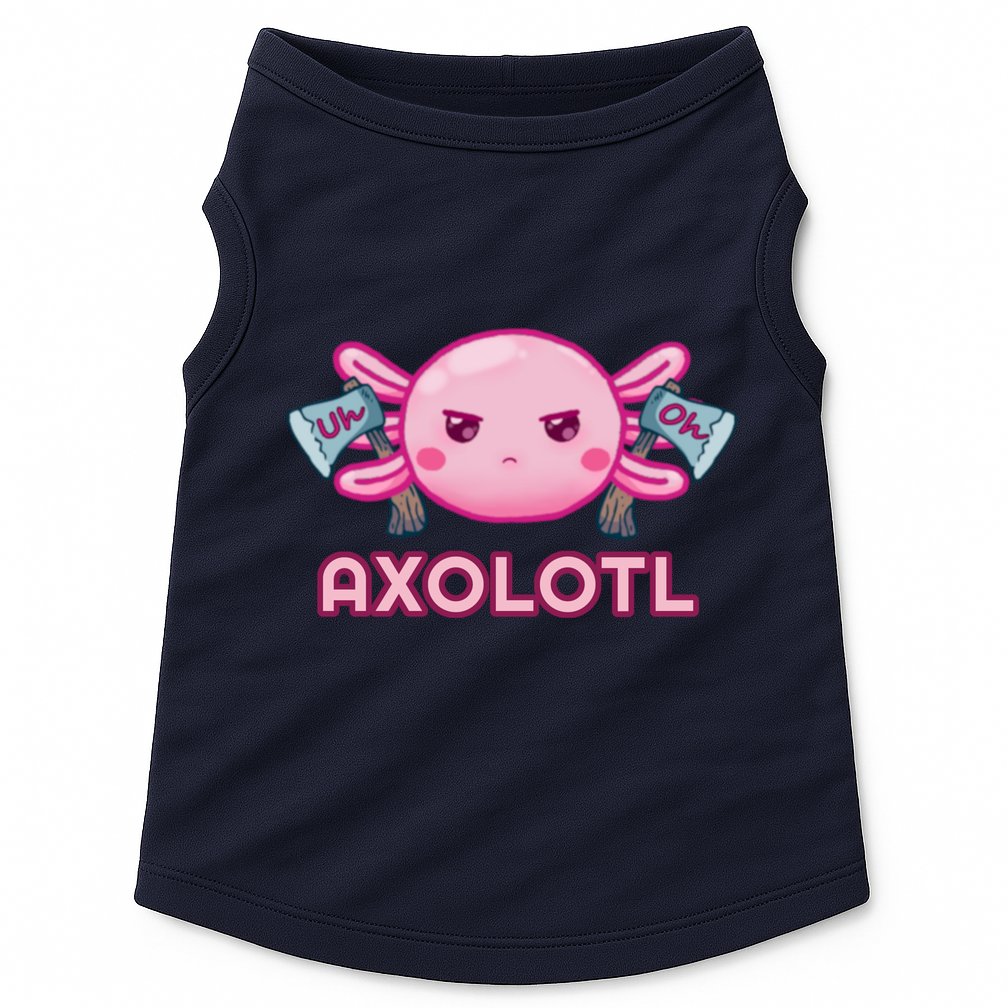 Uh Oh Axolotl Doggie Tank