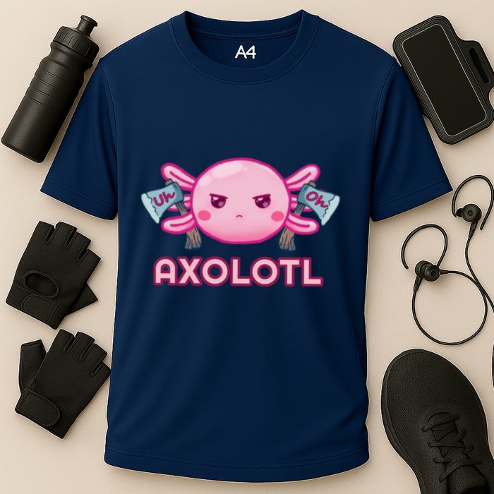 Uh Oh Axolotl Performance Shirt