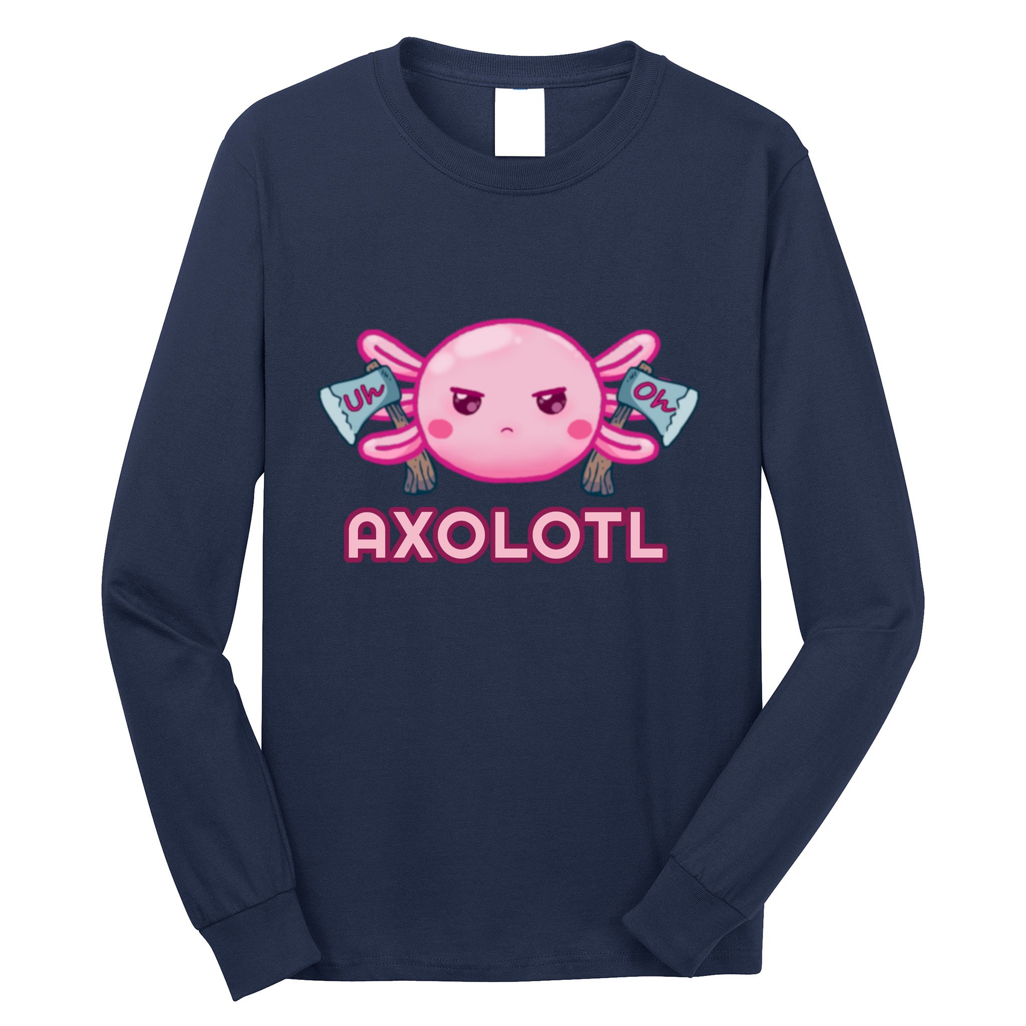 Uh Oh Axolotl Long Sleeve Shirt