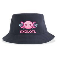 Uh Oh Axolotl Sustainable Bucket Hat