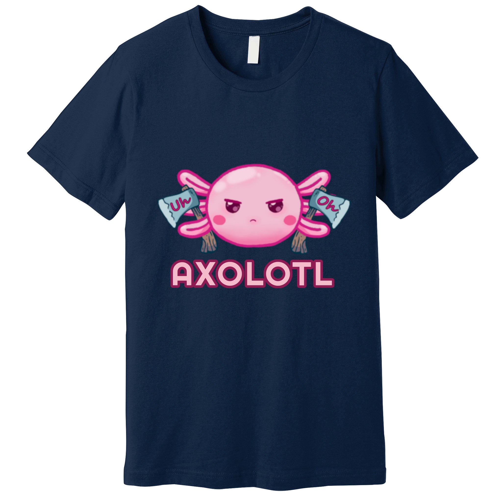 Uh Oh Axolotl Premium T-Shirt