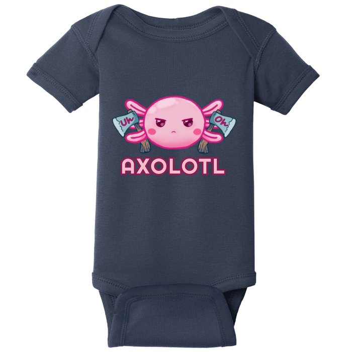 Uh Oh Axolotl Baby Bodysuit