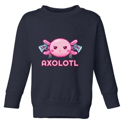 Uh Oh Axolotl Toddler Sweatshirt