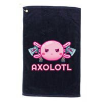 Uh Oh Axolotl Golf Towel