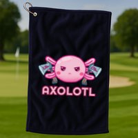 Uh Oh Axolotl Golf Towel