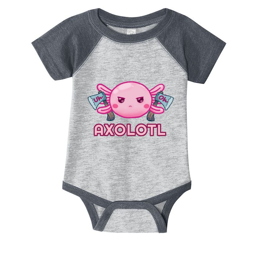 Uh Oh Axolotl Infant Baby Jersey Bodysuit
