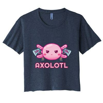 Uh Oh Axolotl Crop Top