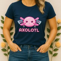 Uh Oh Axolotl Womens T-Shirt