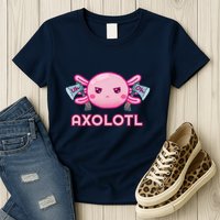 Uh Oh Axolotl Womens T-Shirt
