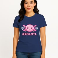 Uh Oh Axolotl Womens T-Shirt