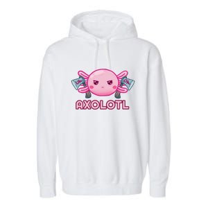 Uh Oh Axolotl Garment-Dyed Fleece Hoodie