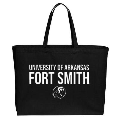 University Of Arkansas Fort Smith Lions Stacked Cotton Canvas Jumbo Tote