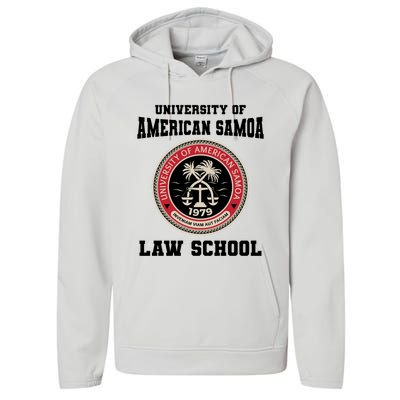 University Of American Samoa Law School Gift Performance Fleece Hoodie