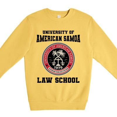 University Of American Samoa Law School Gift Premium Crewneck Sweatshirt