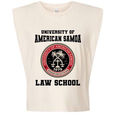 University Of American Samoa Law School Gift Garment-Dyed Women's Muscle Tee