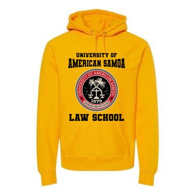 University Of American Samoa Law School Gift Premium Hoodie