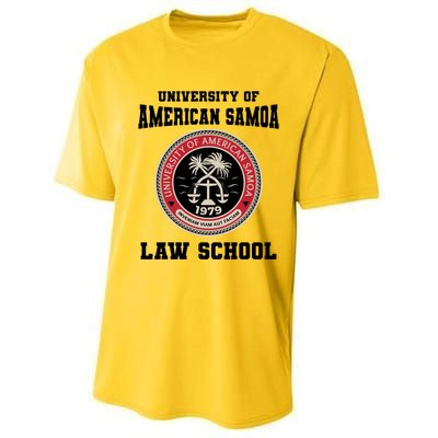 University Of American Samoa Law School Gift Performance Sprint T-Shirt