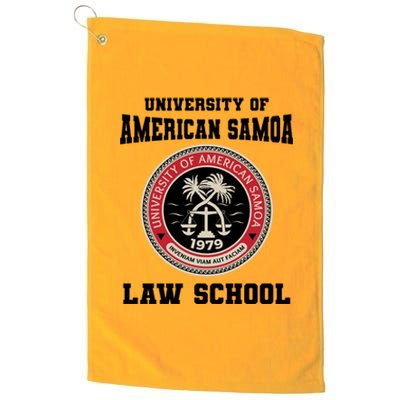 University Of American Samoa Law School Gift Platinum Collection Golf Towel