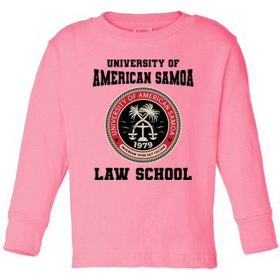 University Of American Samoa Law School Gift Toddler Long Sleeve Shirt