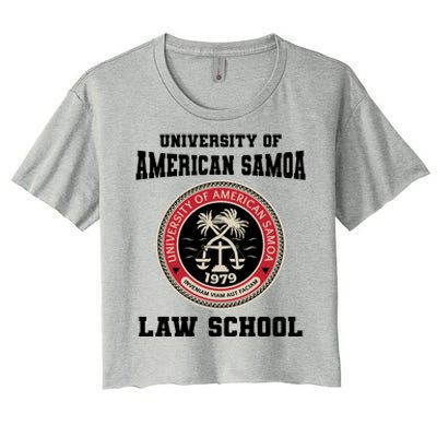 University Of American Samoa Law School Gift Women's Crop Top Tee