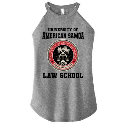 University Of American Samoa Law School Gift Women's Perfect Tri Rocker Tank