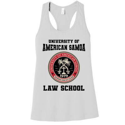 University Of American Samoa Law School Gift Women's Racerback Tank