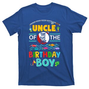 Uncle Of Big One 1st Birthday Matching Family Fishing Funny Gift T-Shirt