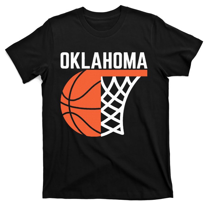 Usa Oklahoma Basketball State Net Graphic Sports Players Art T-Shirt