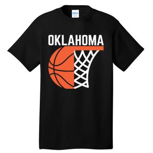 Usa Oklahoma Basketball State Net Graphic Sports Players Art Tall T-Shirt