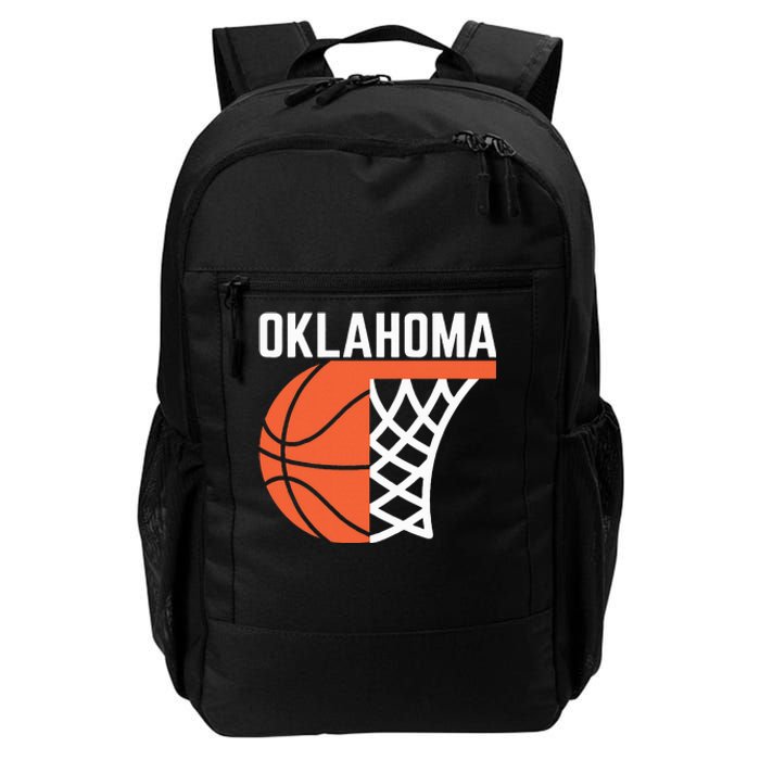 Usa Oklahoma Basketball State Net Graphic Sports Players Art Daily Commute Backpack