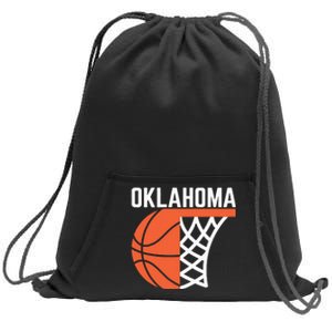 Usa Oklahoma Basketball State Net Graphic Sports Players Art Sweatshirt Cinch Pack Bag