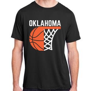 Usa Oklahoma Basketball State Net Graphic Sports Players Art Adult ChromaSoft Performance T-Shirt