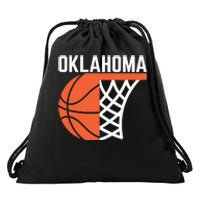 Usa Oklahoma Basketball State Net Graphic Sports Players Art Drawstring Bag