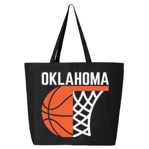 Usa Oklahoma Basketball State Net Graphic Sports Players Art 25L Jumbo Tote